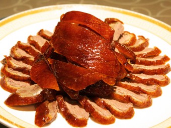 El pato laqueado, un manjar de emperadores