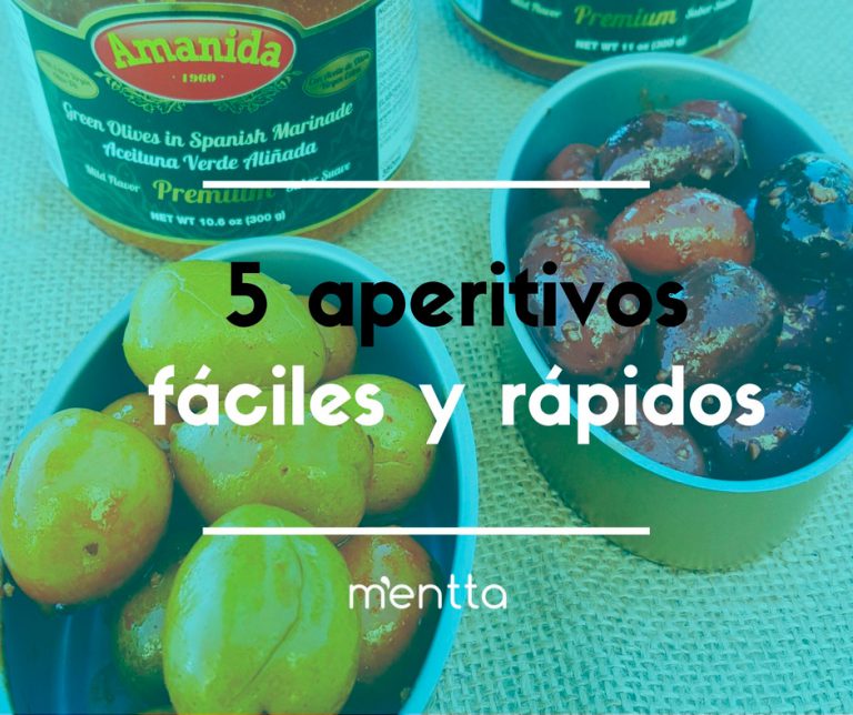 5 aperitivos fáciles y rápidos para servir en 5 minutos