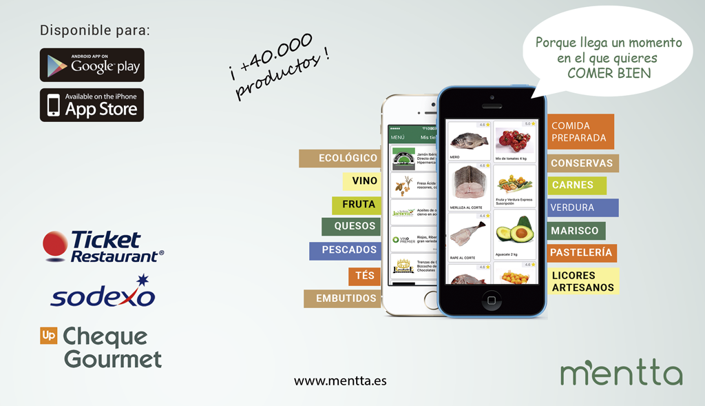 ¡Utiliza en mentta tus Ticket Restaurant!