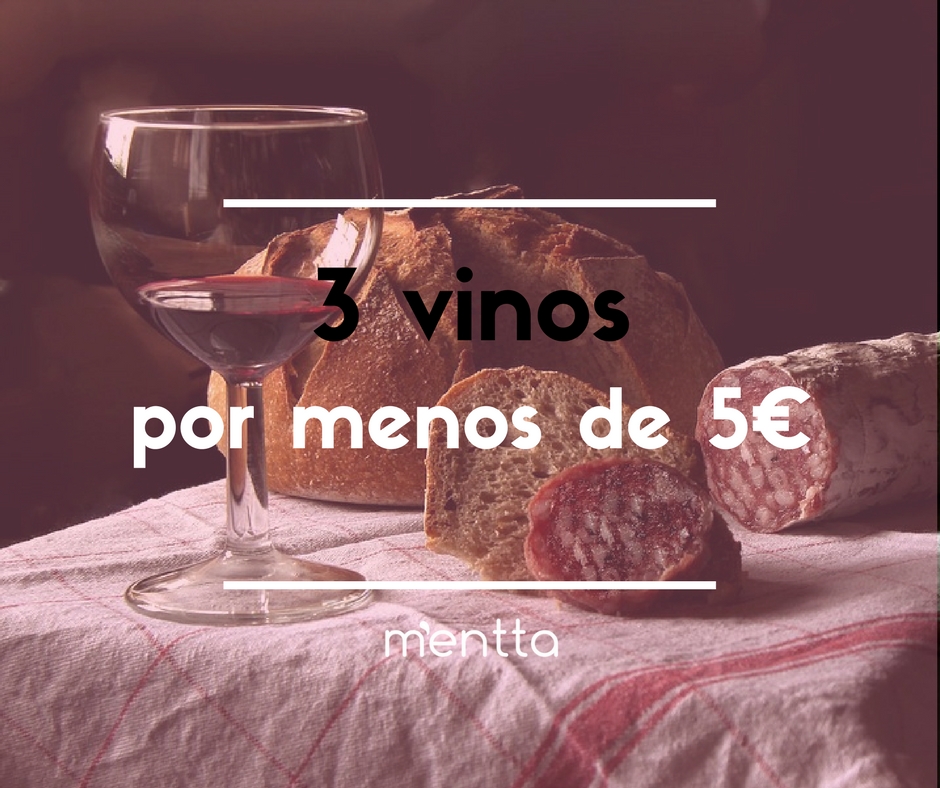 3 buenos vinos tintos por menos de 5 euros