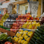30% de descuento sección de Mercados