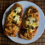 Cocina con mentta: Coca de tomates confitados y soja texturizada