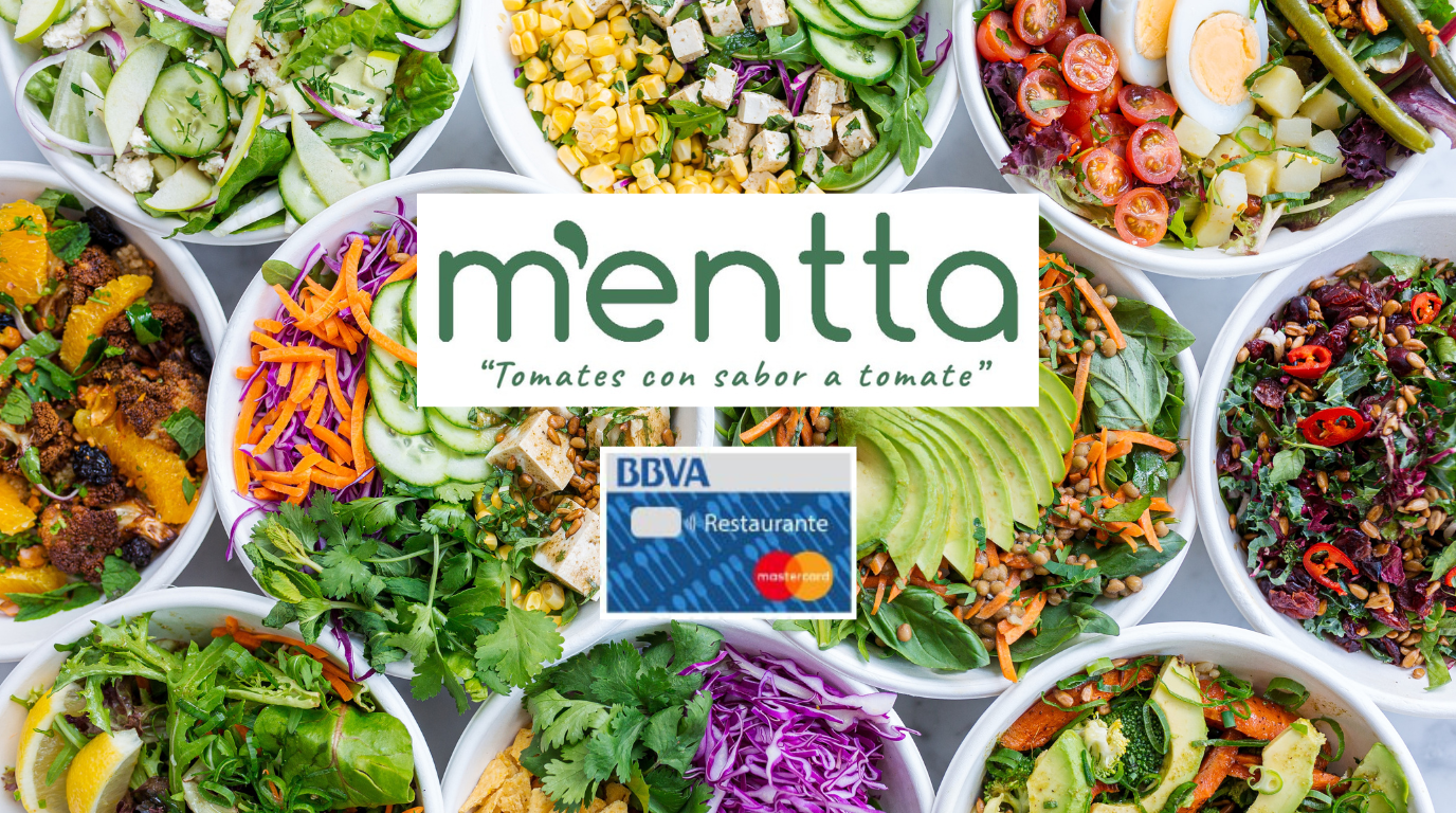 ¡Utiliza tus tickets o tarjeta BBVA restaurante en mentta!