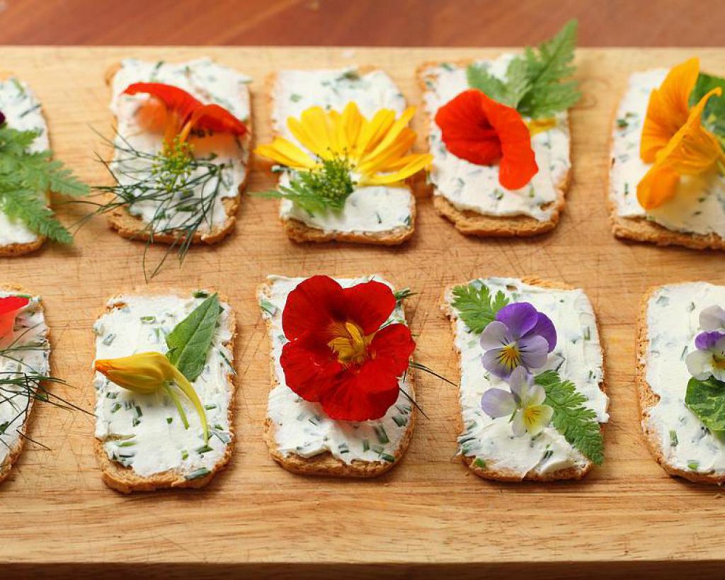 Where to buy edible flowers? Always in mentta
