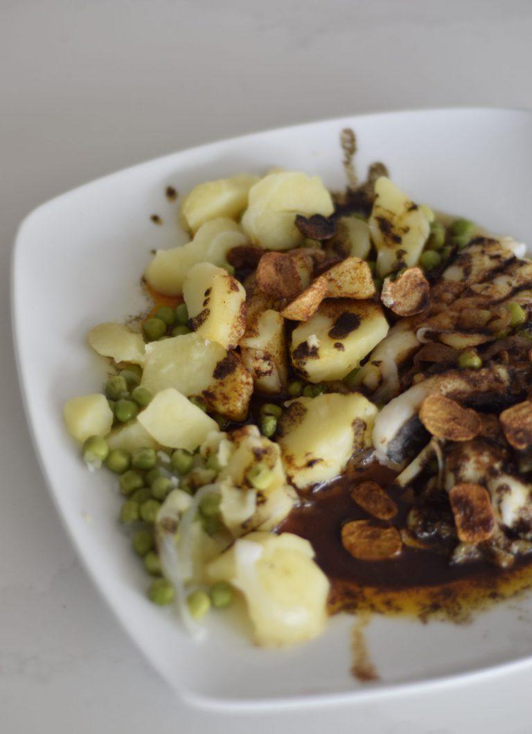 Merluza a la gallega, receta tradicional